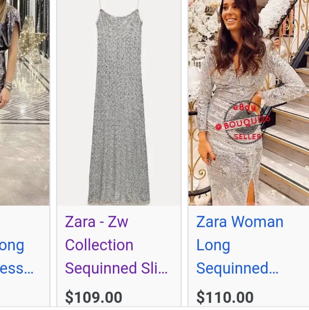 ZARA WOMAN COLLECTION Midi Dress Round Neckline Thin Straps $109 NWT - Picture 12 of 13